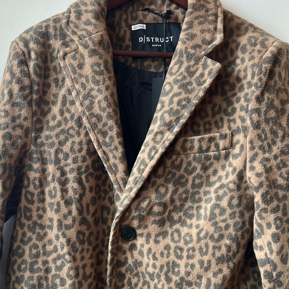 D/Struct UNISEX LEOPARD PRINT COAT | LEOPARD PRINT - Picture 5 of 6